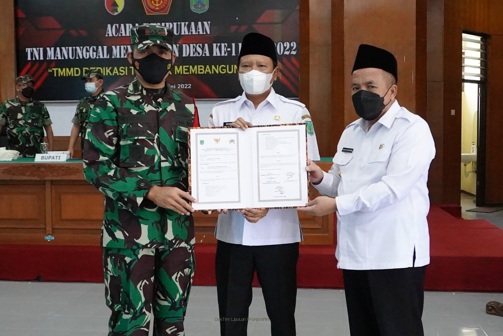 Bupati Berharap, Program TMMD Percepat Pembangunan Wilayah Timur  