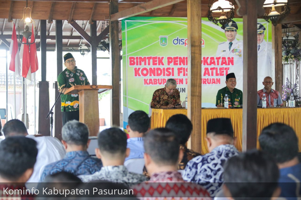 Pertama Kalinya. Dispora Kabupaten Pasuruan Gelar Bimtek Peningkatan Kondisi Fisik Atlet