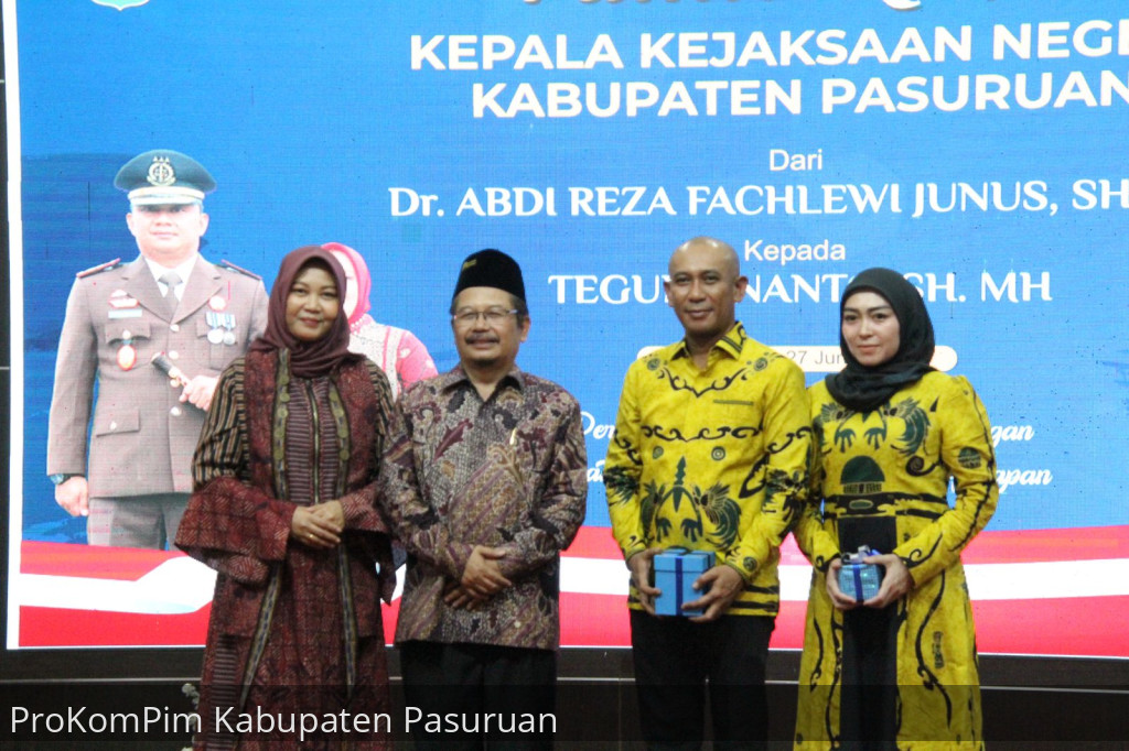 Acara Pamit Kenal Kajari Kabupaten Pasuruan, Pj. Bupati Andriyanto Berterimakasih Kepada Abdi Reza Fachlevi