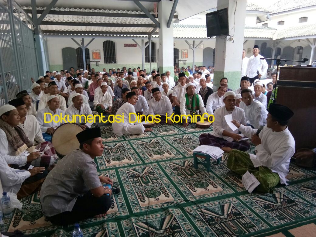 Kenang Perjalanan Isro' Mi'roj Nabi Muhammad SAW, Ratusan Warga Binaan Rutan Bangil Ikut Cerdas Cermat