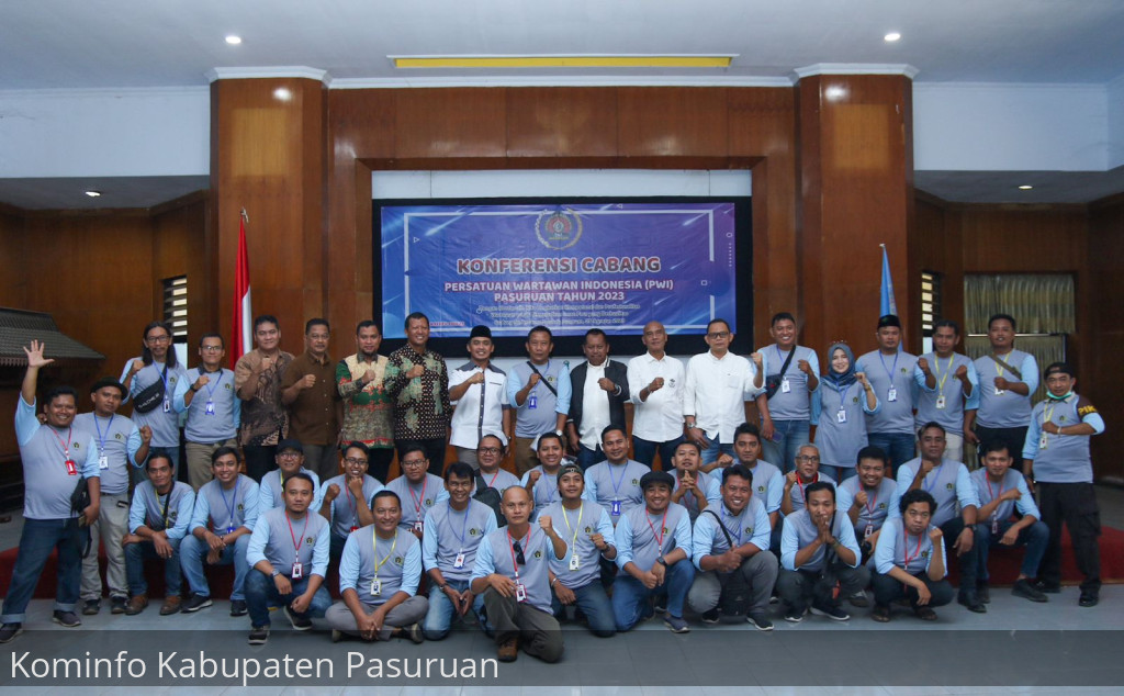 Paul, Jurnalis Arek TV Terpilih Jadi Ketua PWI Pasuruan Periode 2023-2026