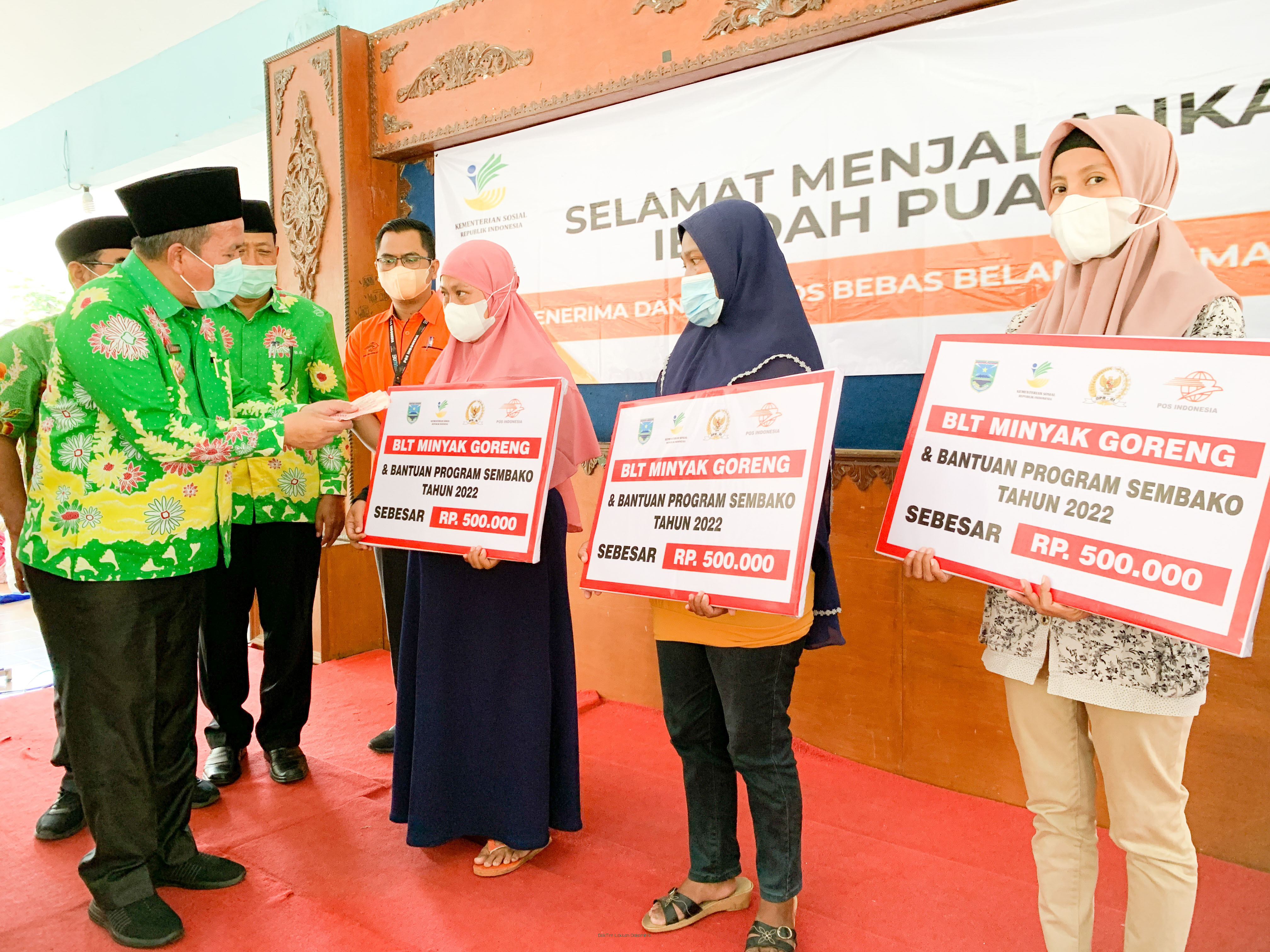 Pemkab Pasuruan Mulai Salurkan BLT Migor dan Beras. Wabup Mujib Imron Minta KPM Tak Gunakan Untuk Beli Baju Lebaran