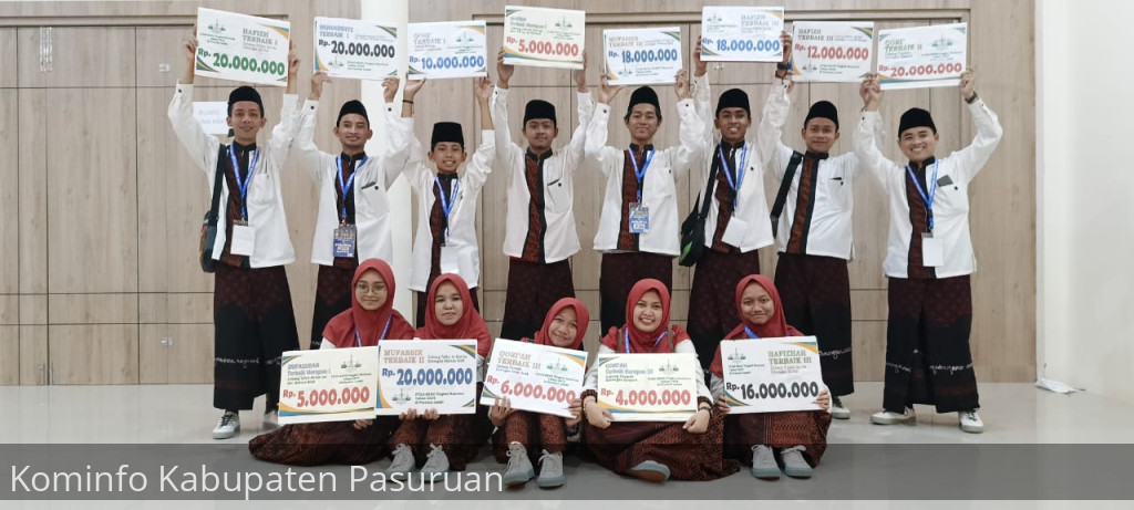 2 Kafilah Kabupaten Pasuruan Raih Juara di Ajang STQH Nasional ke XXVII