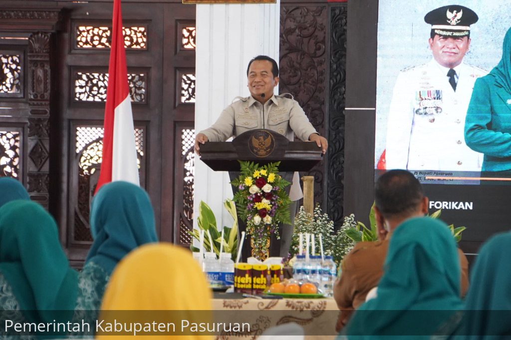 Buka Rakor Forikan. Pj Bupati Nurkholis Tegaskan Angka Konsumsi Ikan Kabupaten Pasuruan Terus Meningkat