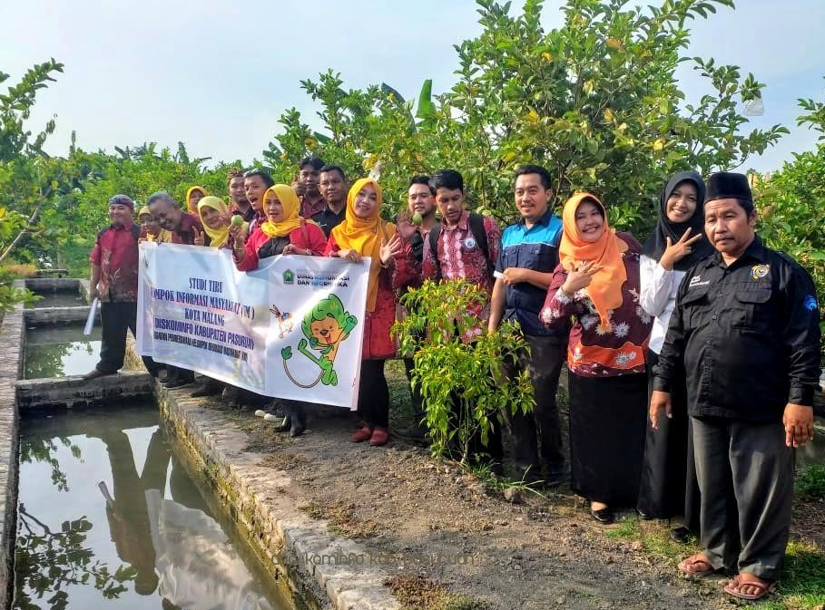 Tertarik Dengan Prestasi KIM Surya Harapan, Dinas Kominfo Kota Kunjungi Kebun Agro 