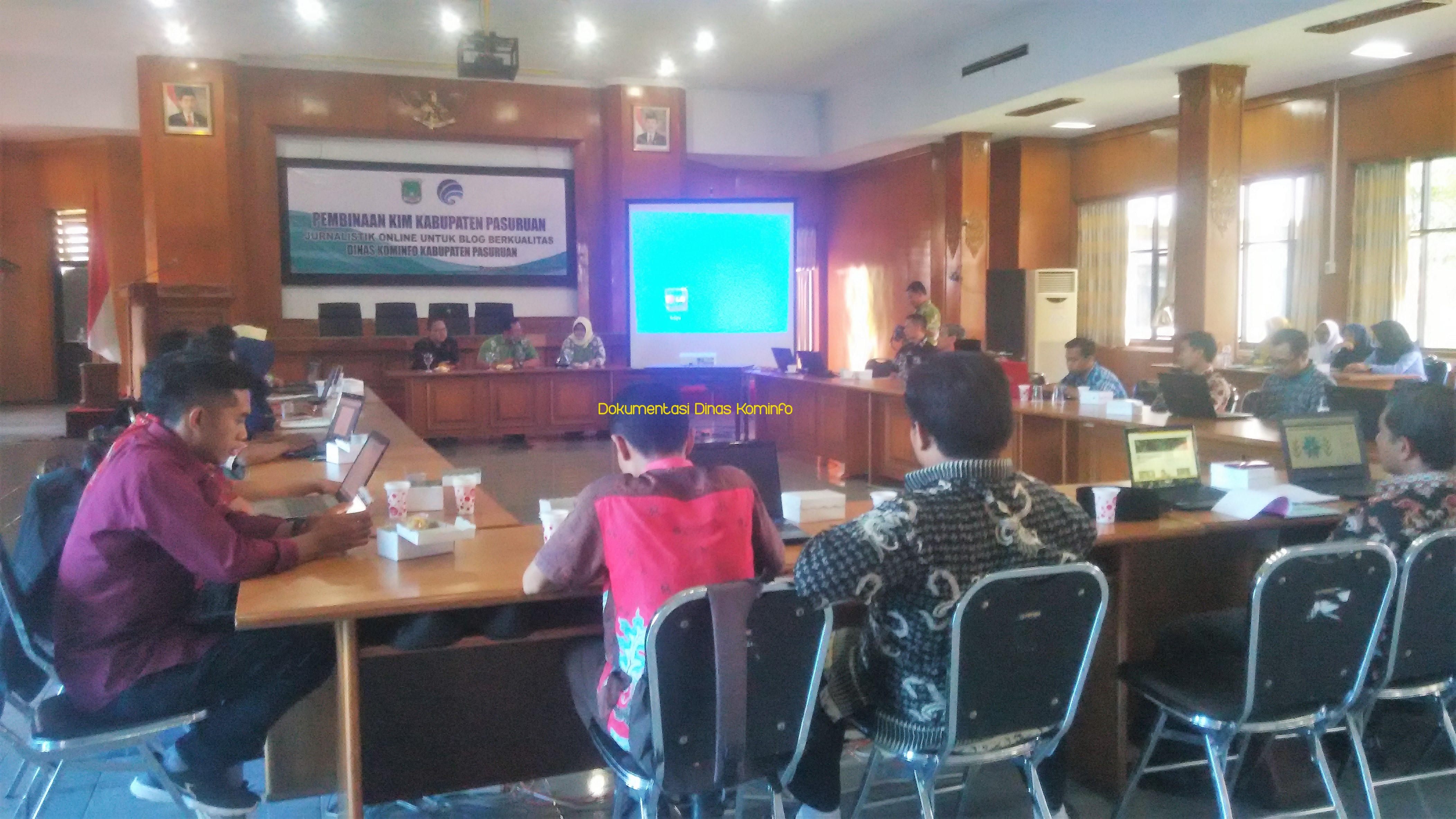 Maksimalkan Kualitas Blog, Dinas Kominfo Gelar Pelatihan Jurnalistik KIM