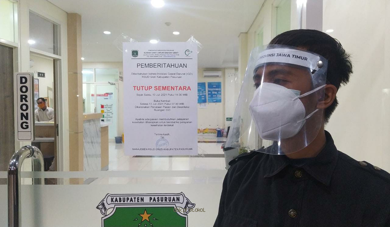 Layanan IGD RSUD Grati Ditutup Sementara 