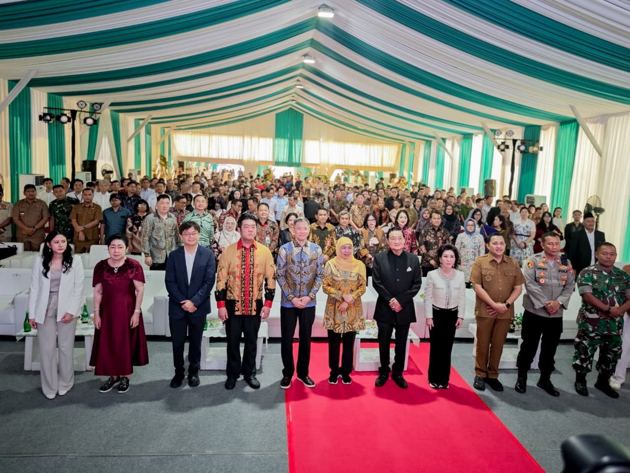 Sampul untuk Peresmian Pembukaan Line 4 PT Satria Aneka Industri oleh Gubernur Jawa Timur