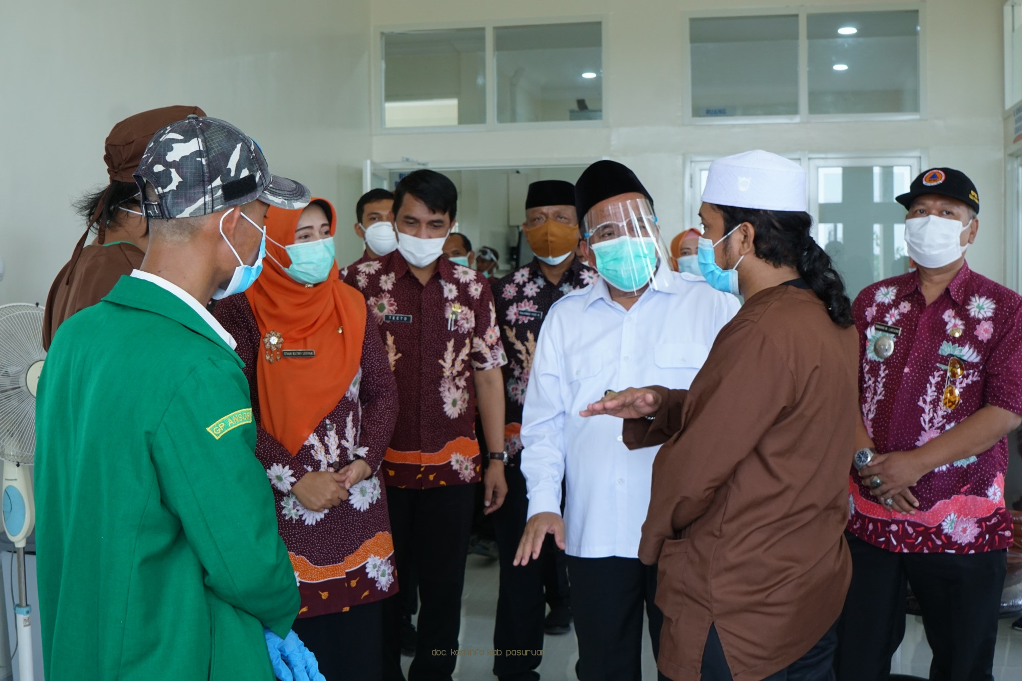 Wabup Tinjau Kesiapan Instalasi Kamar Jenazah Covid-19 RSUD Grati 