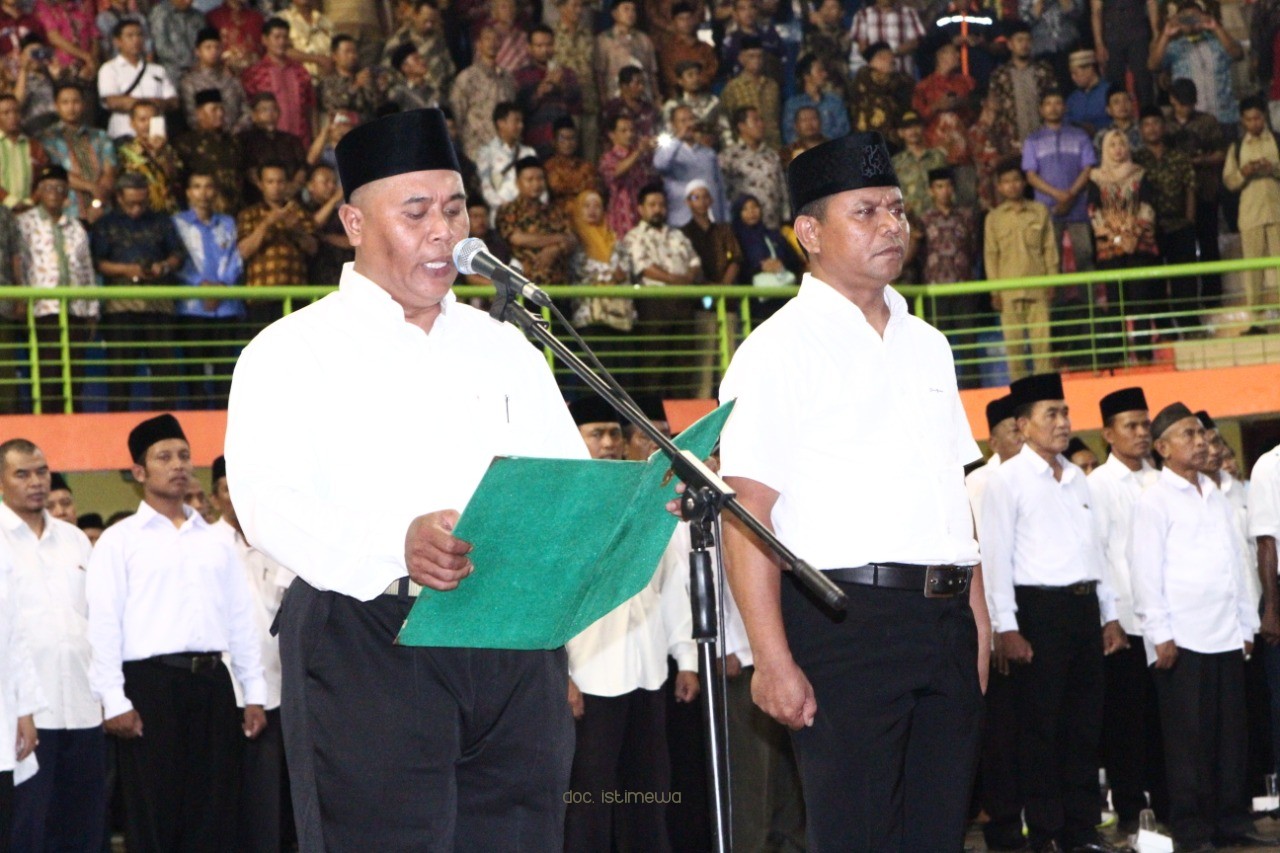 750 Calon Kades se-Kabupaten Pasuruan Sepakat Siap Menang Siap Kalah