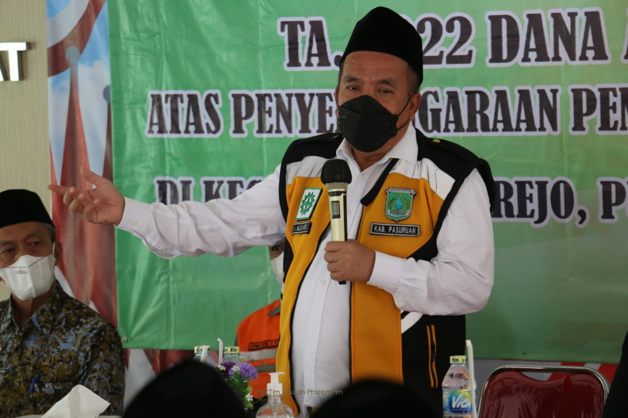 Didanai DBHCHT, Wabup Mujib Imron Kawal Pemeliharaan Jalan Berkala di Kabupaten Pasuruan 