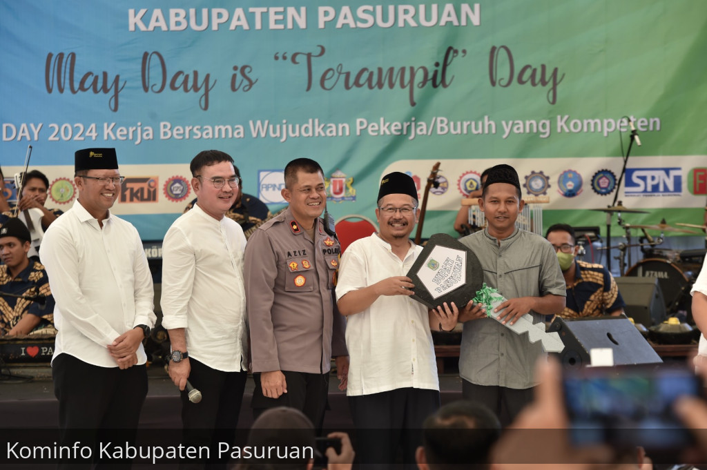 May Day 2024, Pj Bupati Andriyanto Ajak Para Buruh Jadi Pekerja Yang Kompeten