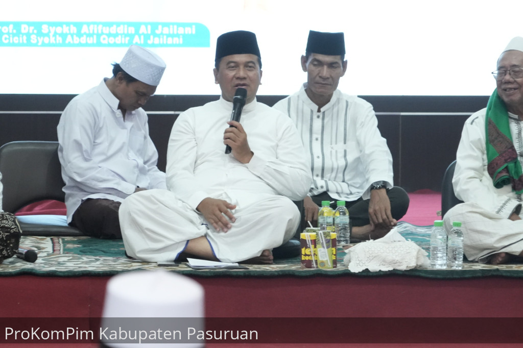 Manaqib Syekh Abdul Qodir Al-Jailani, Pj. Bupati Nurkholis Ajak Masyarakat Jaga Ketentraman Jelang Pilkada