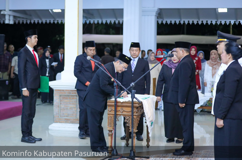 Lantik 55 Pejabat Eselon II, III dan IV. Pj Bupati Andriyanto Tegaskan Tidak Ada Faktor Like Dislike, Apalagi Transaksional
