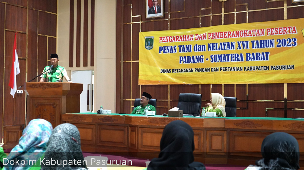 Perluas Jejaring Kemitraan Agribisnis, Pemkab Pasuruan Berangkatkan Peserta PENAS XVI Petani-Nelayan