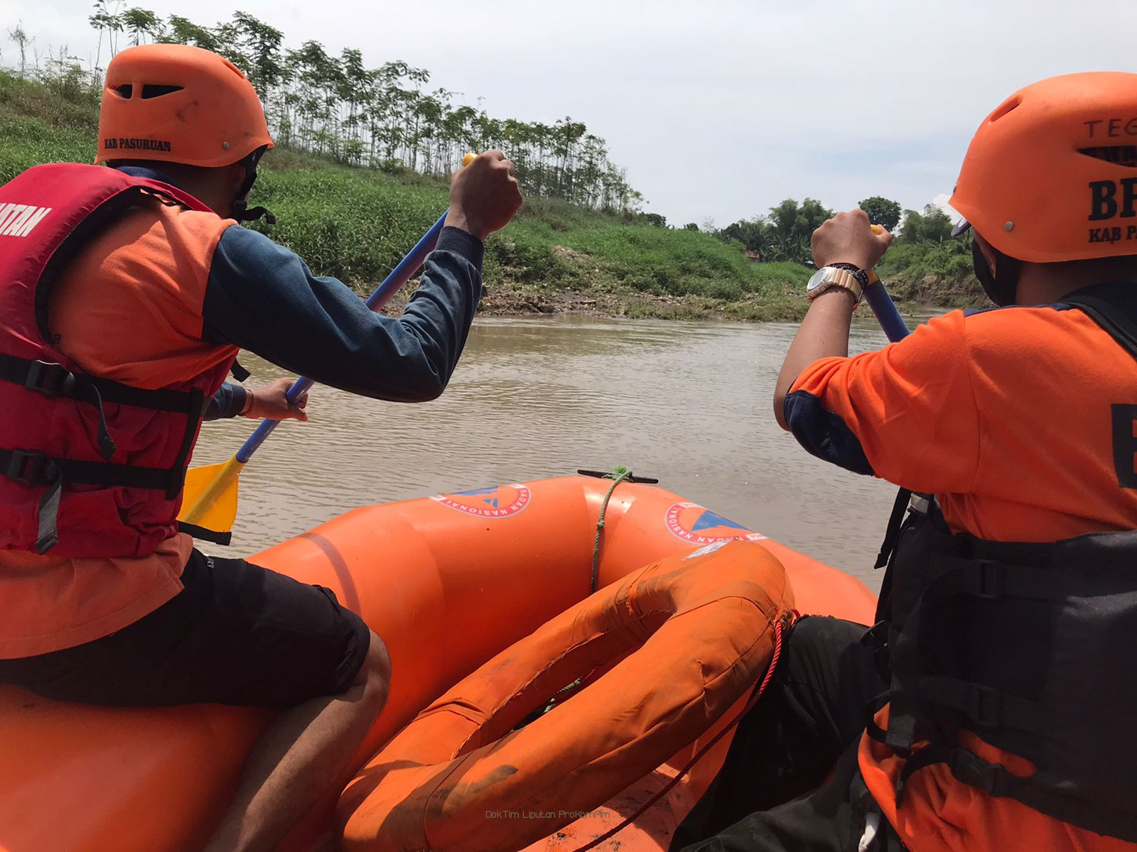 BPBD Himbau Orang Tua Awasi Anak Saat Bermain di Sekitaran Sungai 