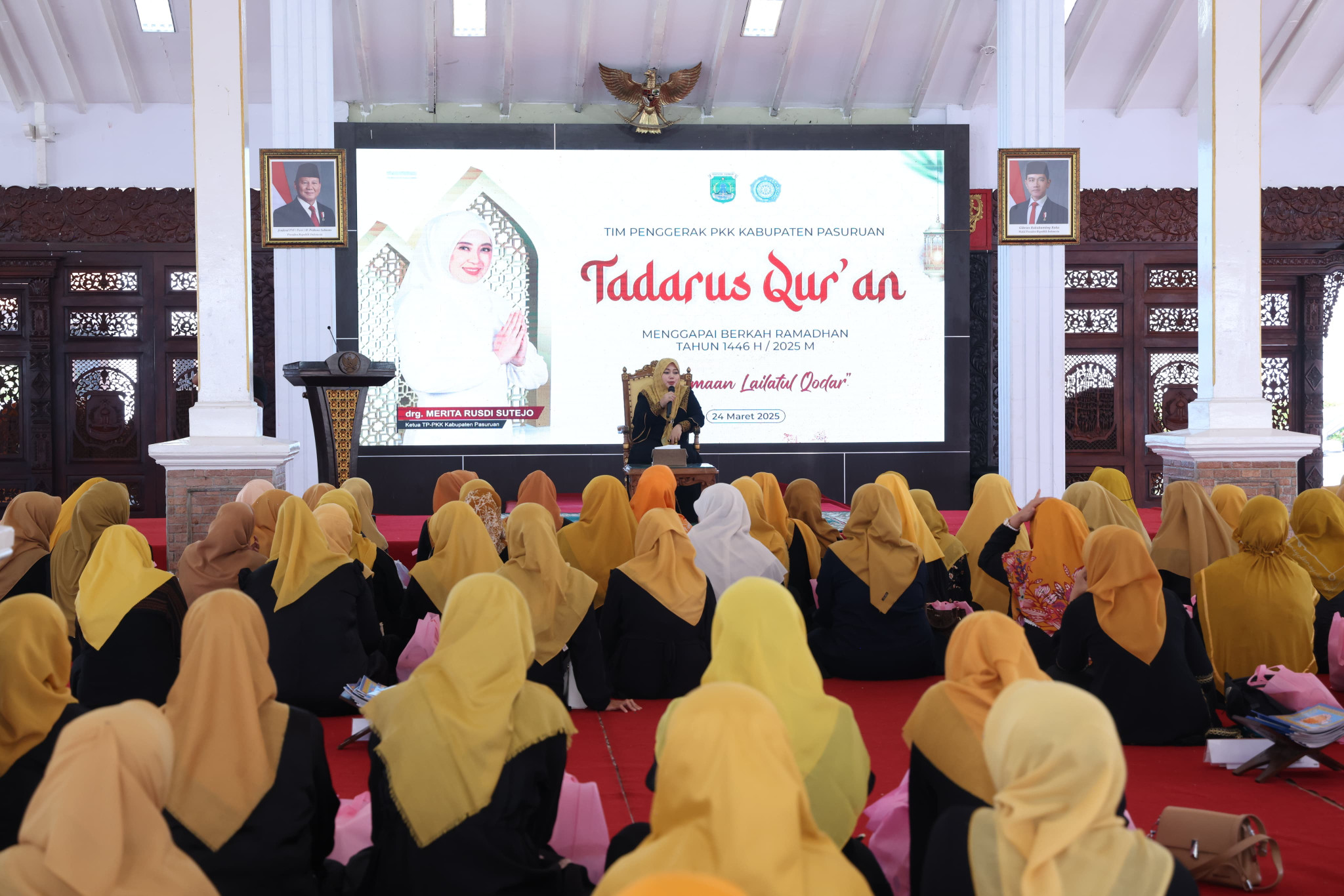 Sampul untuk Tausiyah Agama di Acara Tadarus Qur'an oleh Tim Penggerak PKK Kabupaten Pasuruan