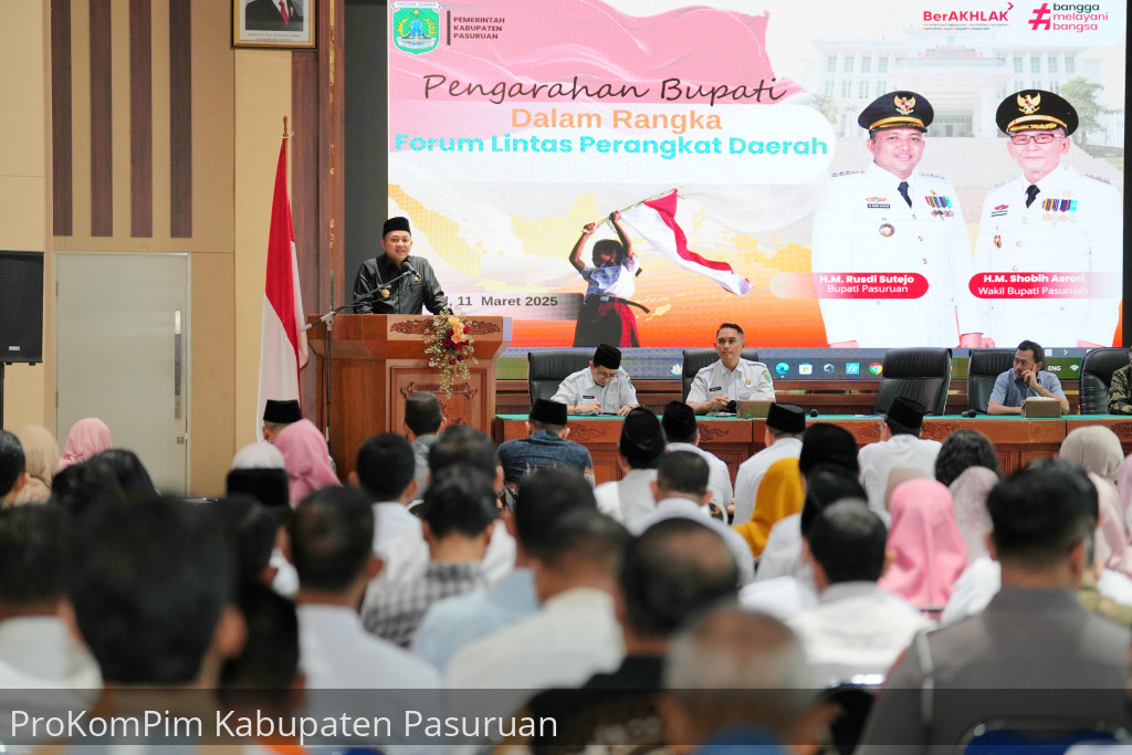 Buka Forum Lintas Perangkat Daerah Bidang Infrastruktur, Bencana dan Lingkungan, Bupati Rusdi Tekankan Pentingnya Kerjasama Lintas Sektor