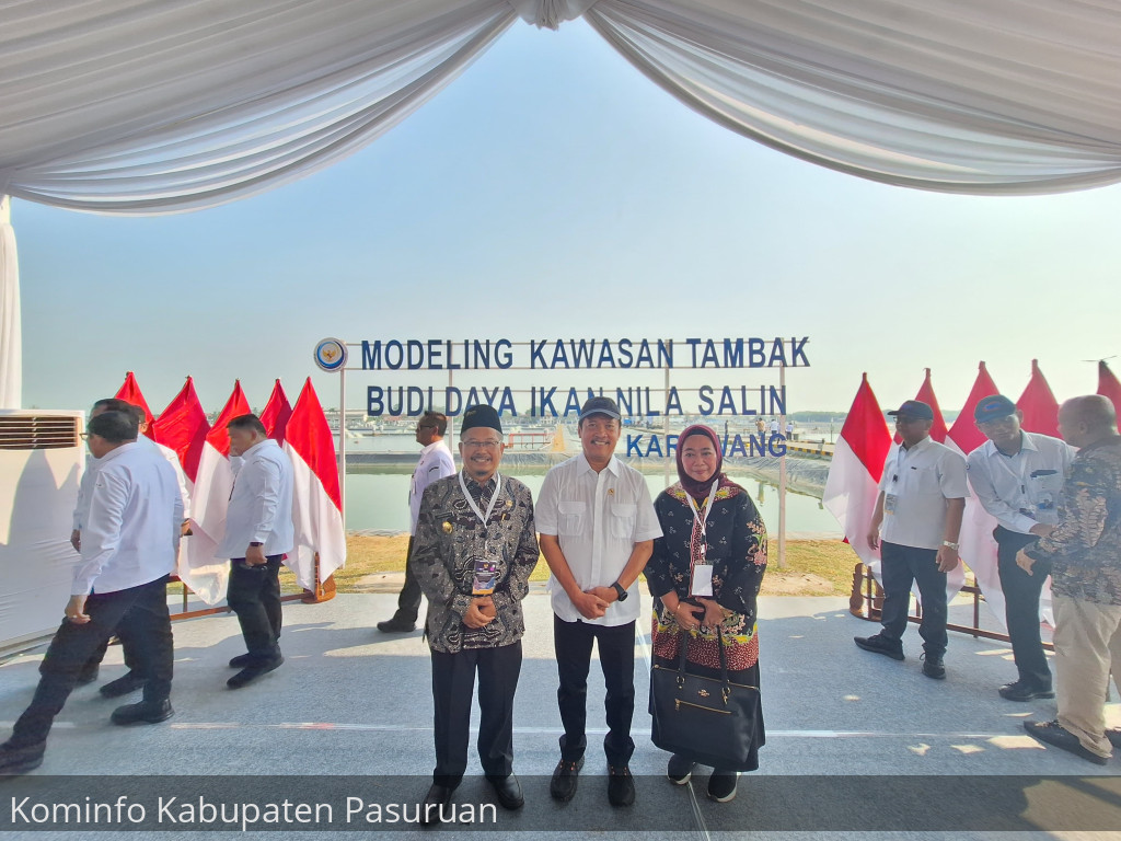 KKP RI Jadikan Kabupaten Pasuruan Model Kawasan Budidaya Nila Salin