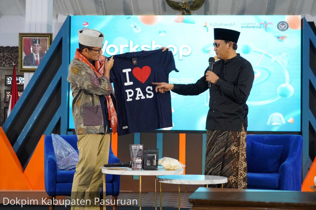 Workshop KaTa Kreatif, Menparekraf Dukung Pemkab Pasuruan Lakukan Uji Petik Untuk Penajaman Ragam Potensi