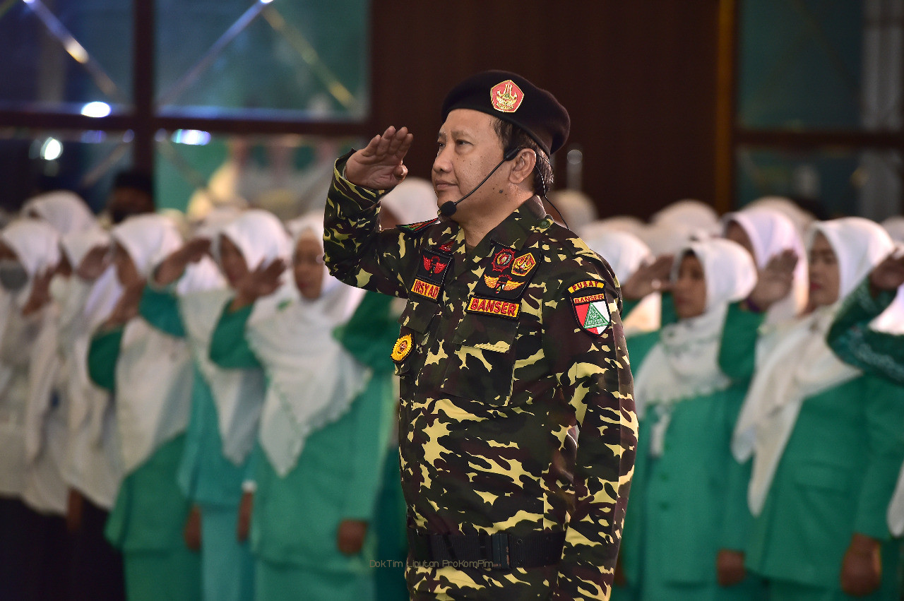 Bupati Irsyad Pimpin Apel Nasional Hari Santri 2022 