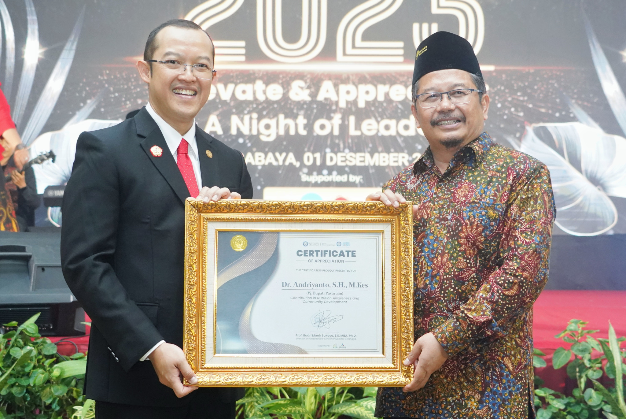 Sampul untuk Penghargaan Contribution Nutrition Awarenes And Community Develpoment