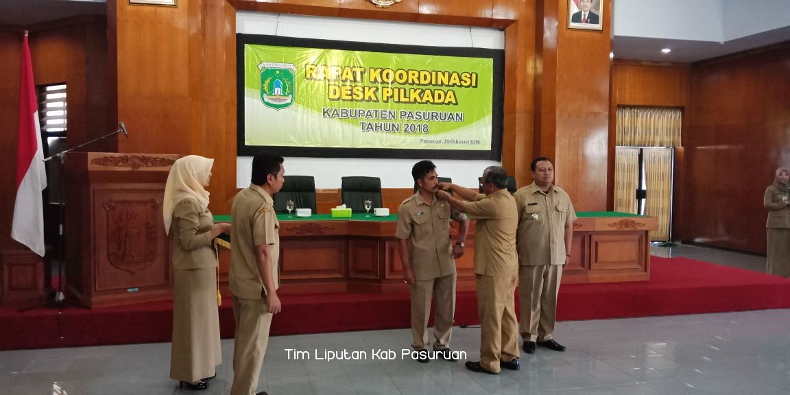 Menuju 27 Juni 2018, Pemkab Pasuruan Gelar Rakor Desk Pilkada