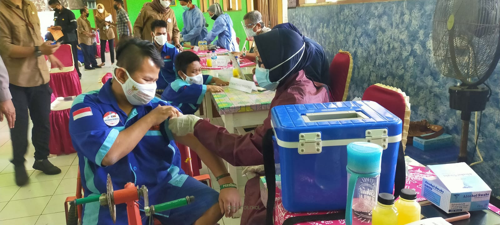 Puluhan Penyandang Disabilitas di UPT Rehabilitasi Sosial Bina Daksa Pasuruan Tuntas Divaksin Dosis Kedua