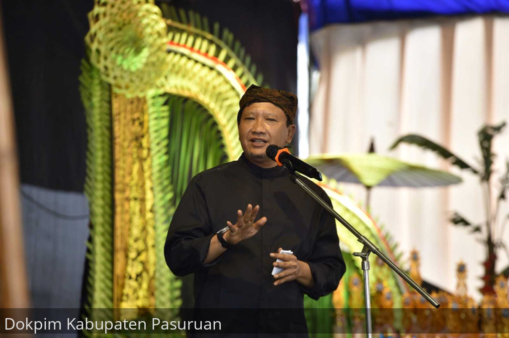 Hadir Dalam Resepsi Dharma Santi, Bupati Salut Dengan Keguyuban Masyarakat Tosari