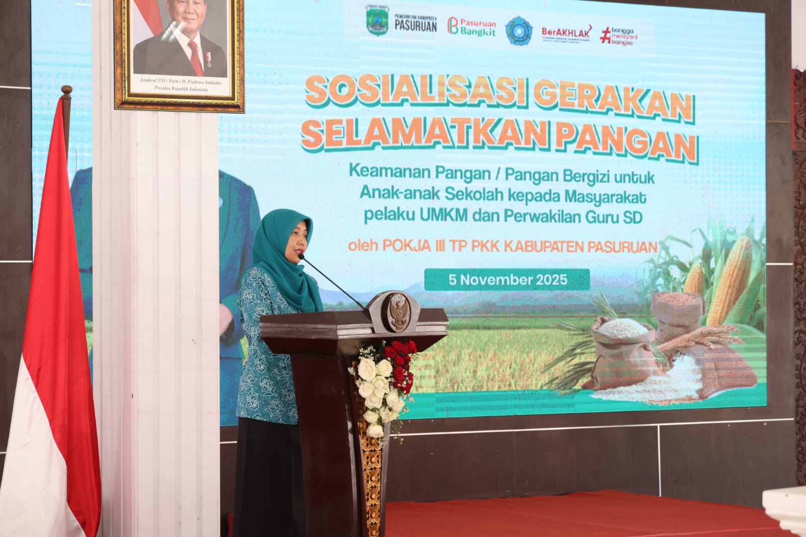 Sampul untuk Sosialisasi Gerakan Selamatkan Pangan oleh TP PKK Kabupaten Pasuruan