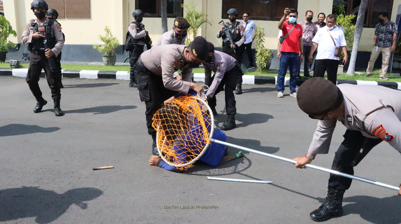 Simulasi Pilkades Serentak. Semua Masyarakat Desa Wajib Jaga Kamtibmas