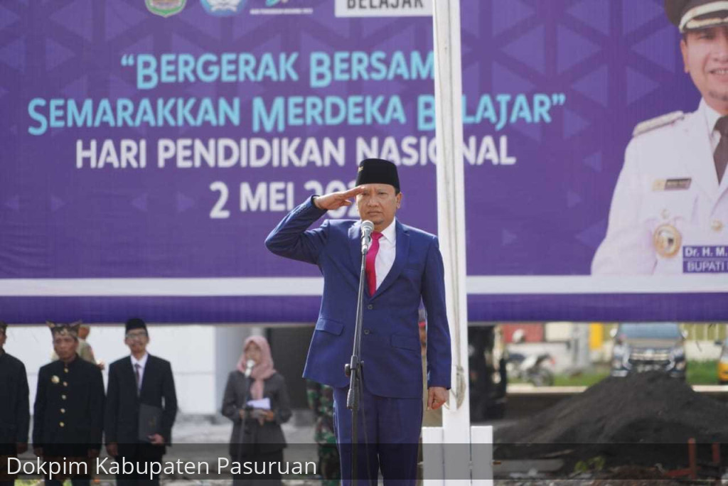 Peringatan Hardiknas, Bupati Ajak Insan Pendidikan Lebih Adaptif dan Kompetitif