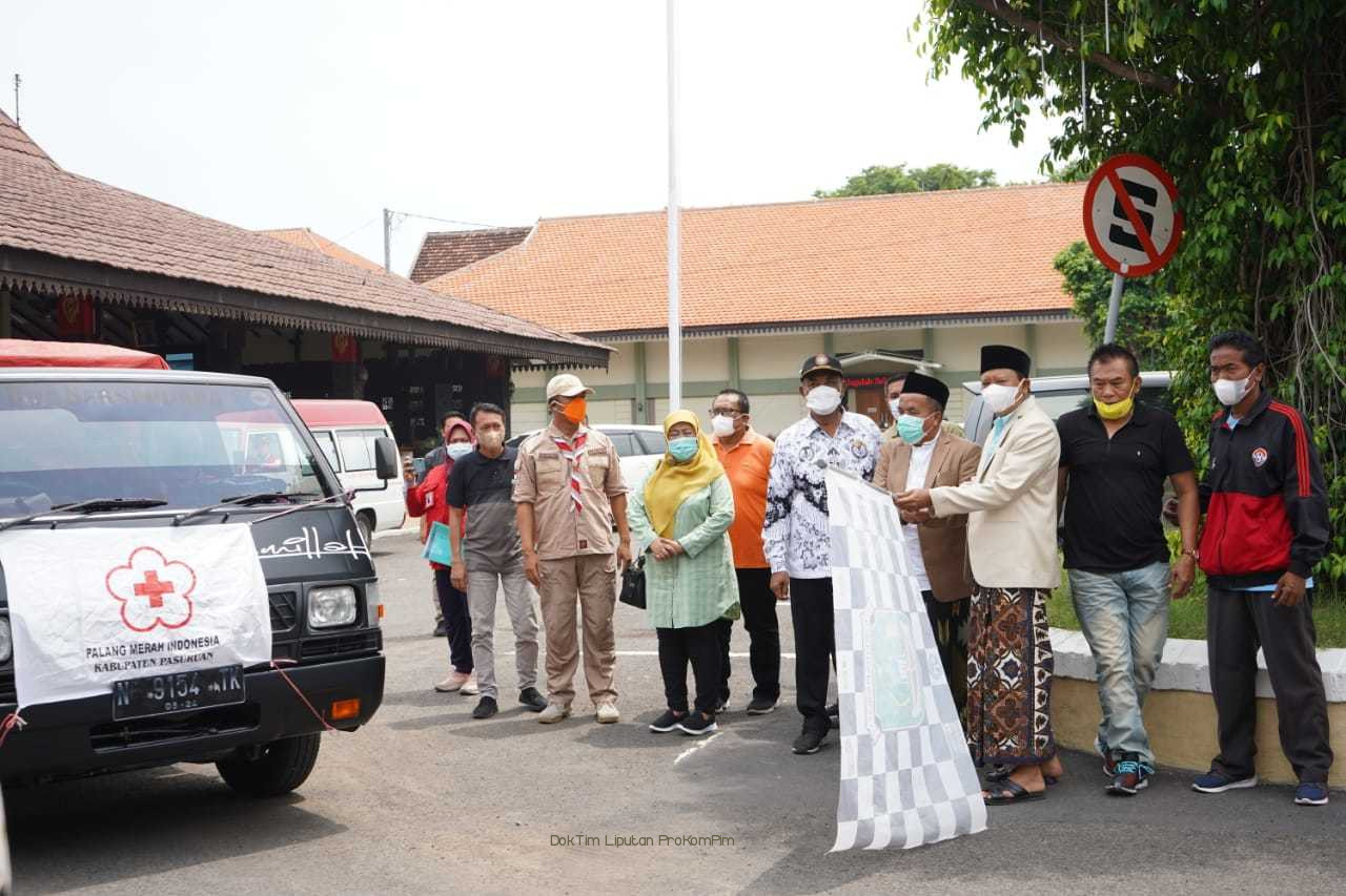 Kali Ketiga, Bupati Kembali Berangkatkan Bantuan Untuk Korban Erupsi Semeru 