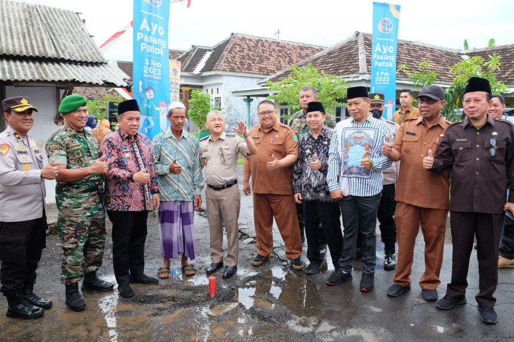 Canangkan Gemapatas. 20 Ribu Tanda Batas Tanah di Kabupaten Pasuruan, Dipasang