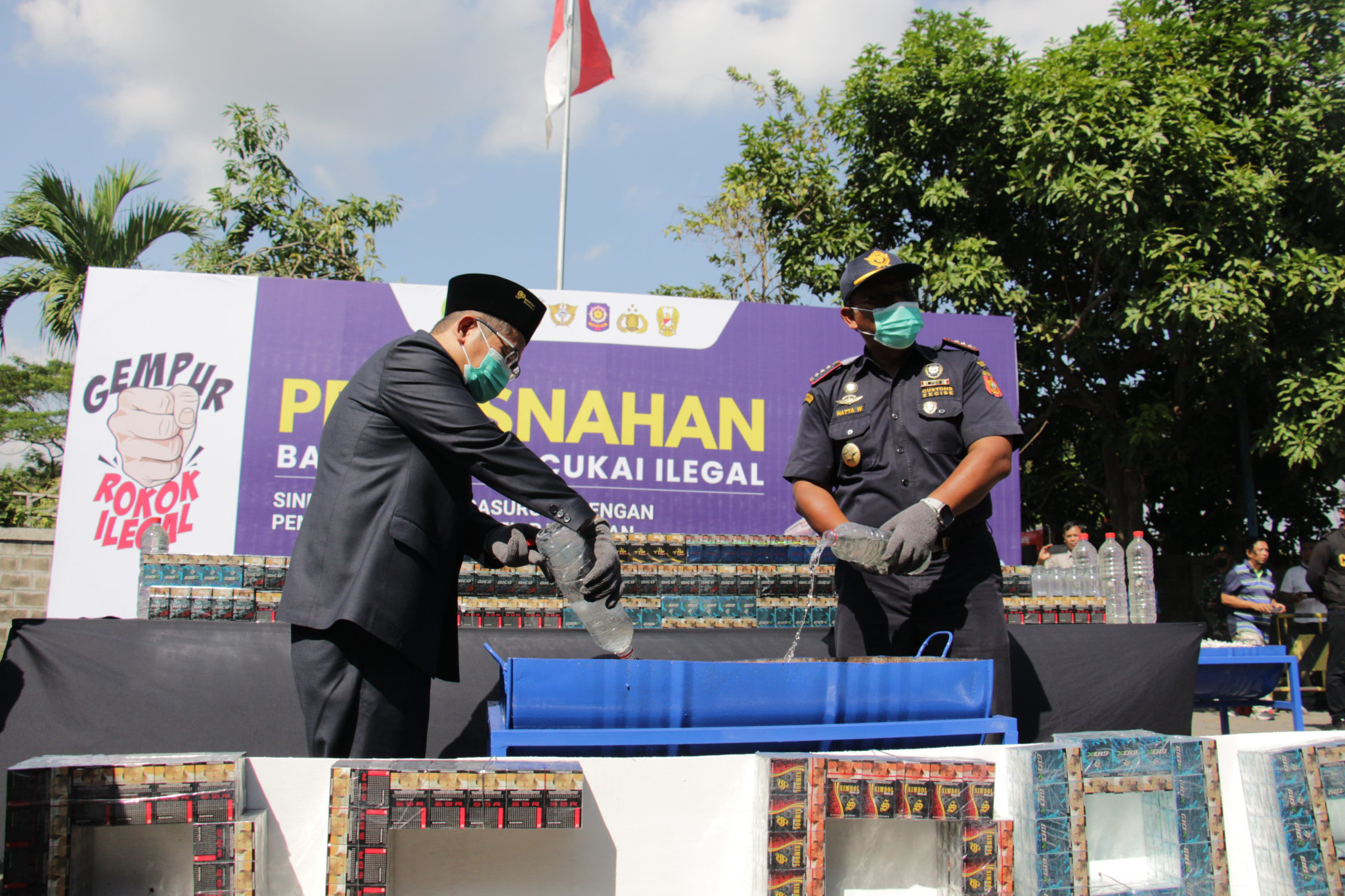 Sampul untuk Pemusnahan Barang Kena Cukai Ilegal