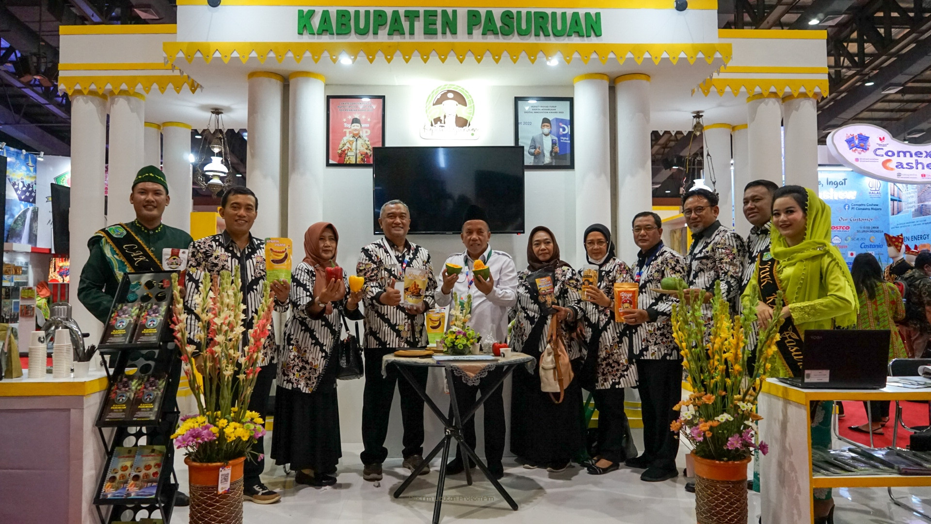 Bawa Mangga Alpukat Hingga Kopi Kapiten, Kabupaten Pasuruan Ramaikan Pameran AEO 2022