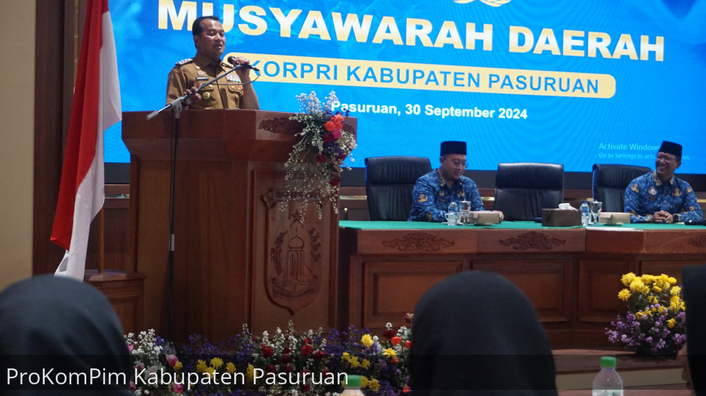 Buka Musda KORPRI Kabupaten Pasuruan Tahun 2024, Pj. Bupati Nurkholis Ajak ASN Tingkatkan Kepedulian Sosial