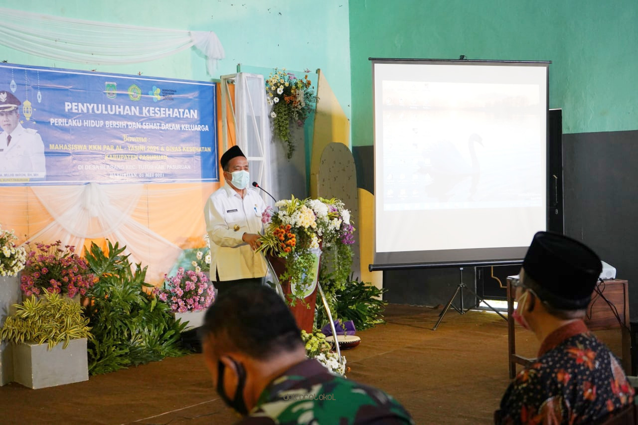 Giat Pamungkas Penyuluhan PHBS, Pemkab Pasuruan Gelar di Balai Desa Blarang  