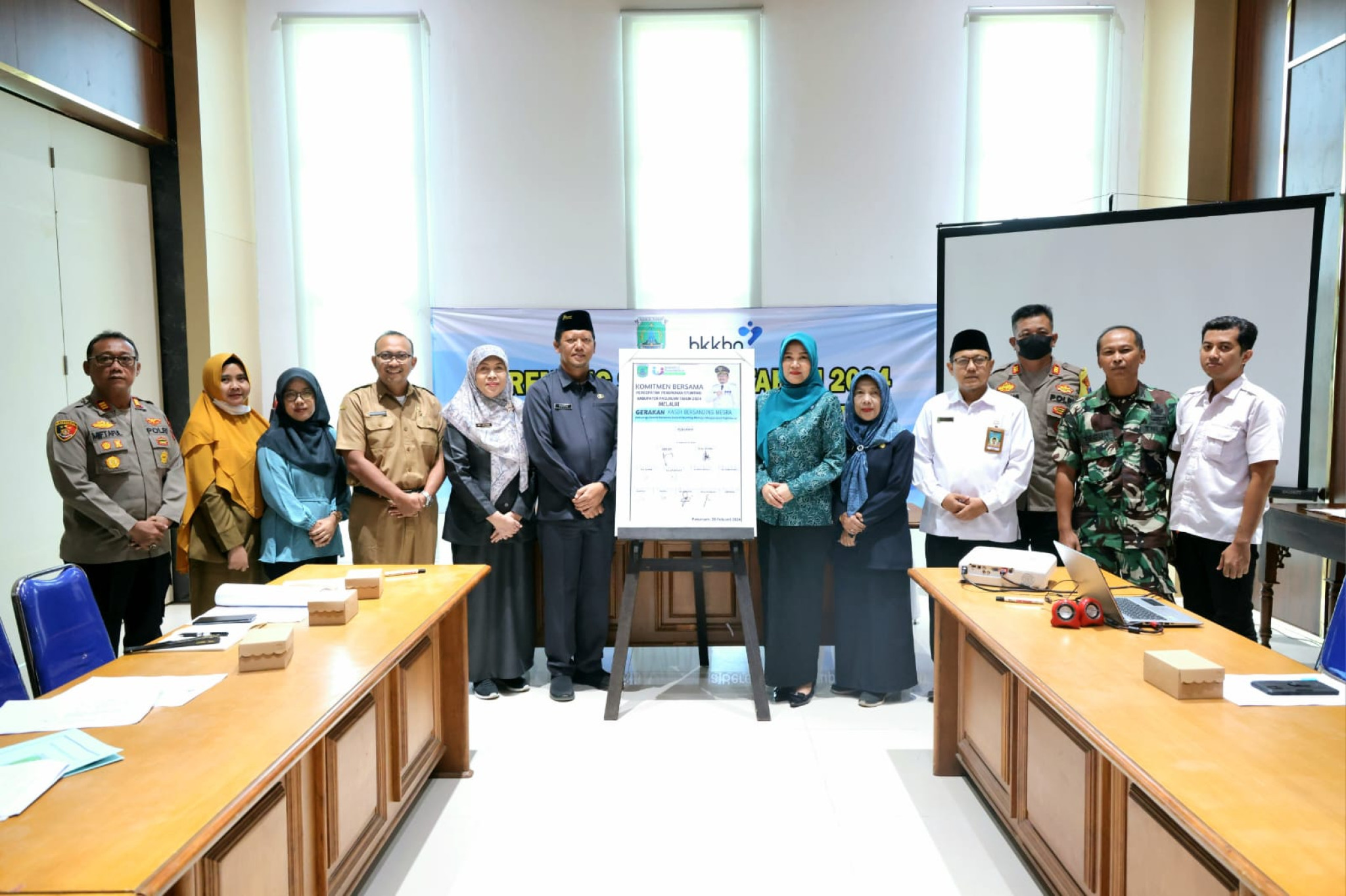 Sampul untuk Penandatanganan Komitmen Bersama Percepatan Penurunan Stunting 2024