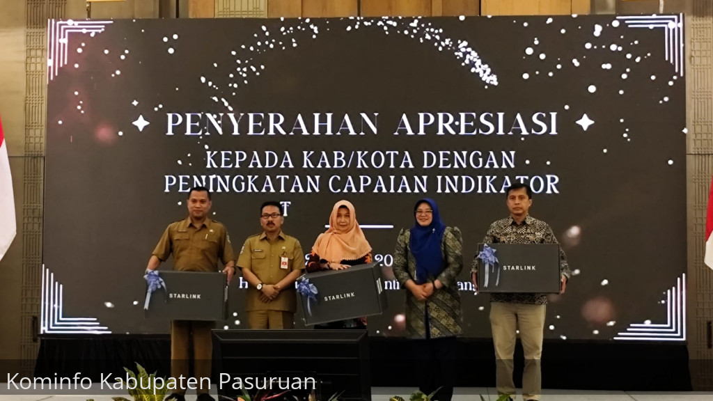 Pemkab Pasuruan Raih Penghargaan Indeks SPBE Naik Signifikan