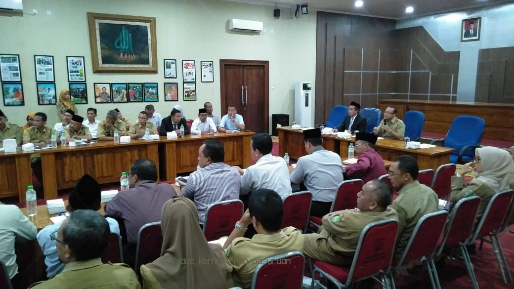 Evaluasi Kenduren Mas, Wabup Mujib Imron Intruksikan OPD Cari Strategi Baru 