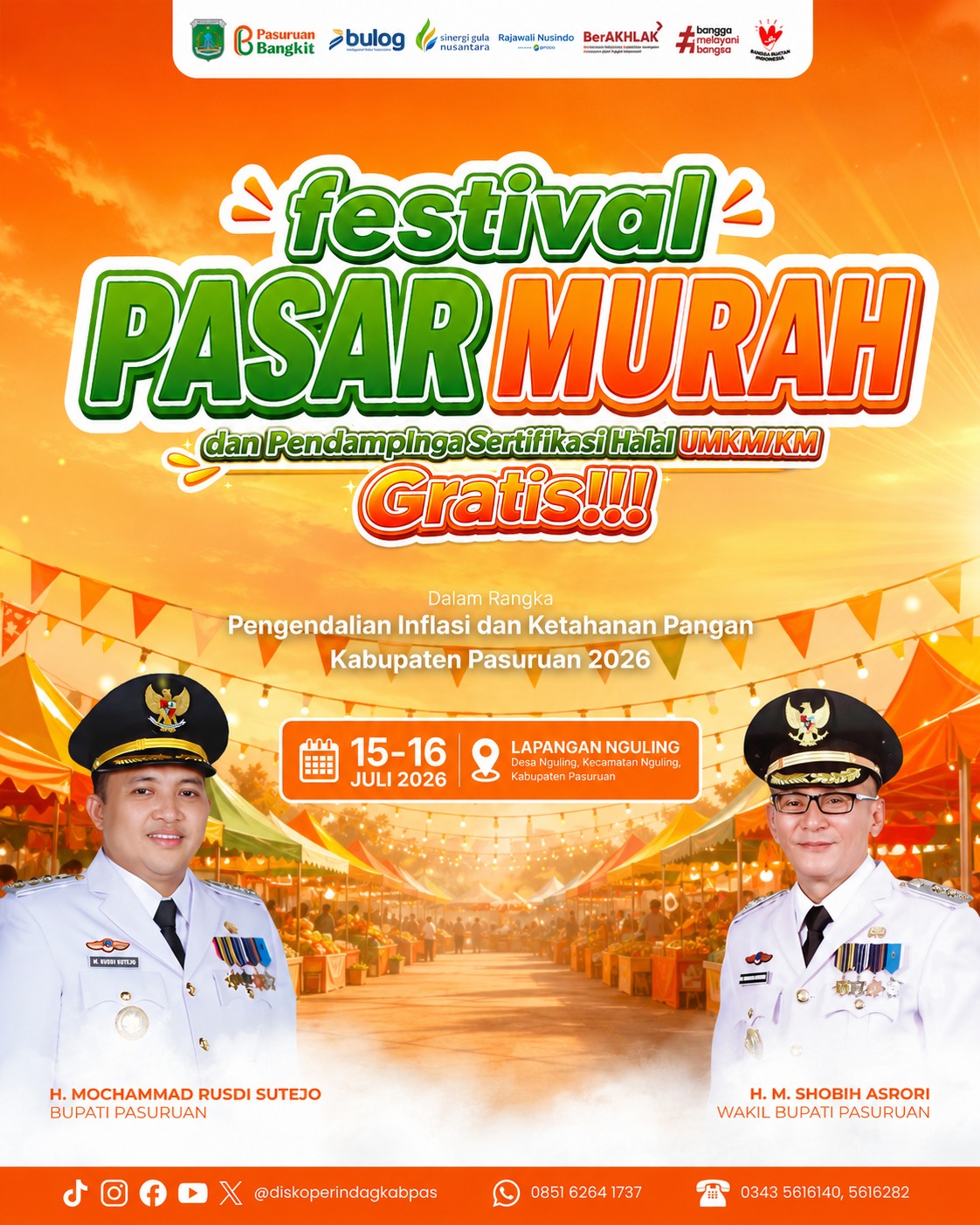 FESTIVAL PASAR MURAH DAN PENDAMPINGAN SERTIFIKASI HALAL UMKM/IKM