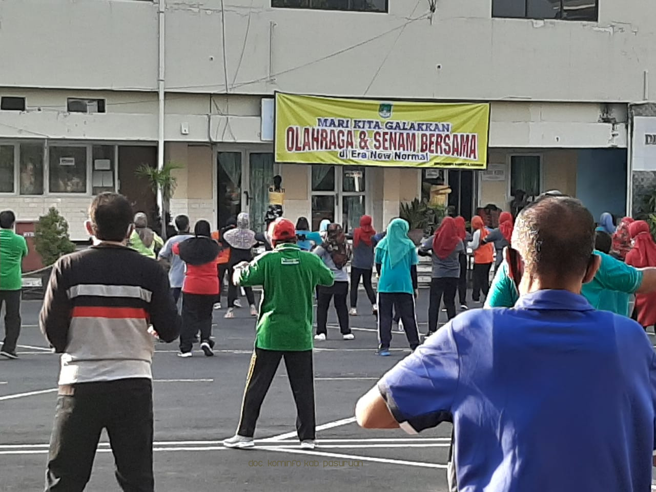 Tingkatkan Kesehatan Jiwa Raga, Pemkab Pasuruan Intensifkan Gelar Senam Pagi Dan Pengajian Bersama