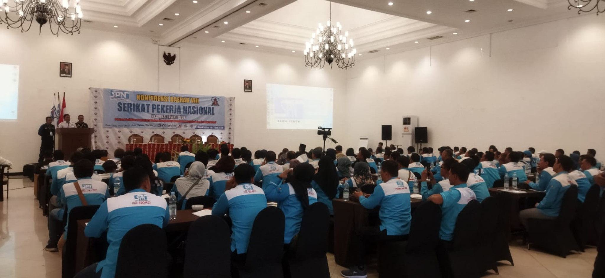 Sampul untuk Pembukaan Konferensi Serikat Pekerja Se-Jatim
