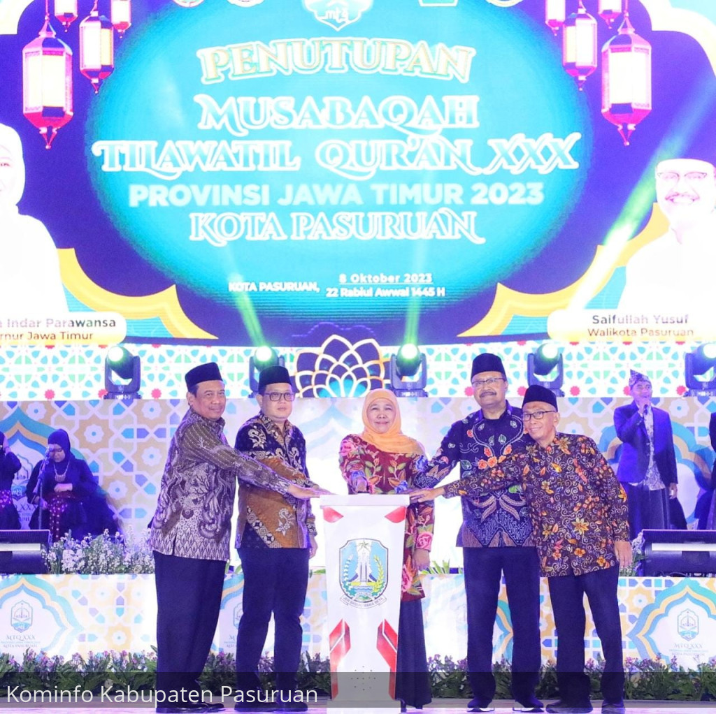 Gubernur Jatim, Khofifah Indar Parawansa Tutup MTQ Jatim ke XXX