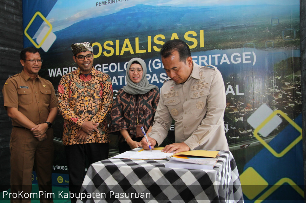 Pj. Bupati Nurkholis Optimis, Warisan Geoheritage Kabupaten Pasuruan Menjadi Geopark Nasional