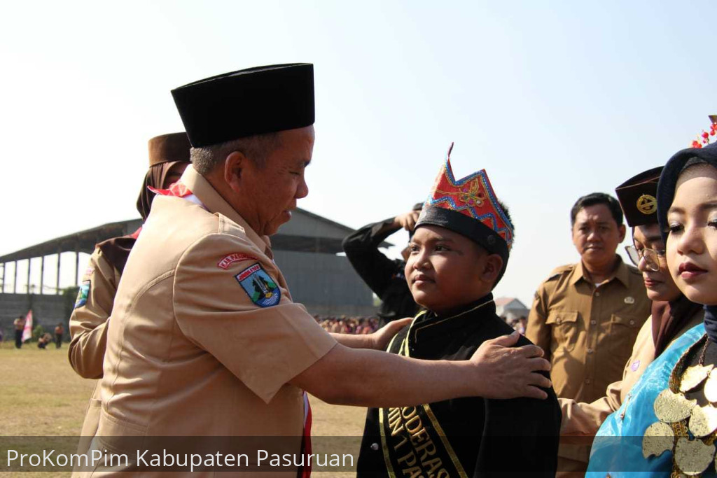 Apel Besar Pramuka, Ketua Kwarcab Pramuka Pasuruan Kukuhkan Duta Moderasi Beragama