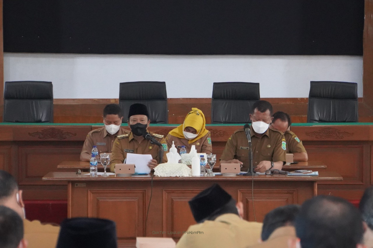 Waspadai Perubahan Cuaca Ekstrim, Bupati Instruksikan BPBD dan Camat Antisipasi Situasi Harian 