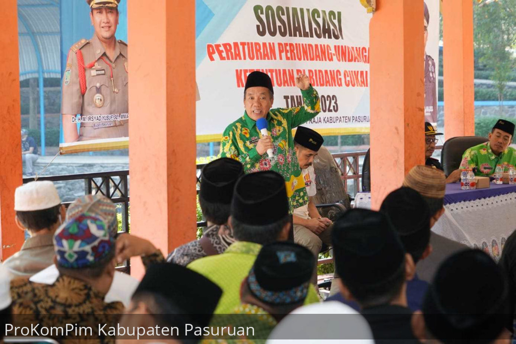 Sosialisasi DBHCHT, Wakil Bupati Ajak  Masyarakat Gempur Rokok Ilegal
