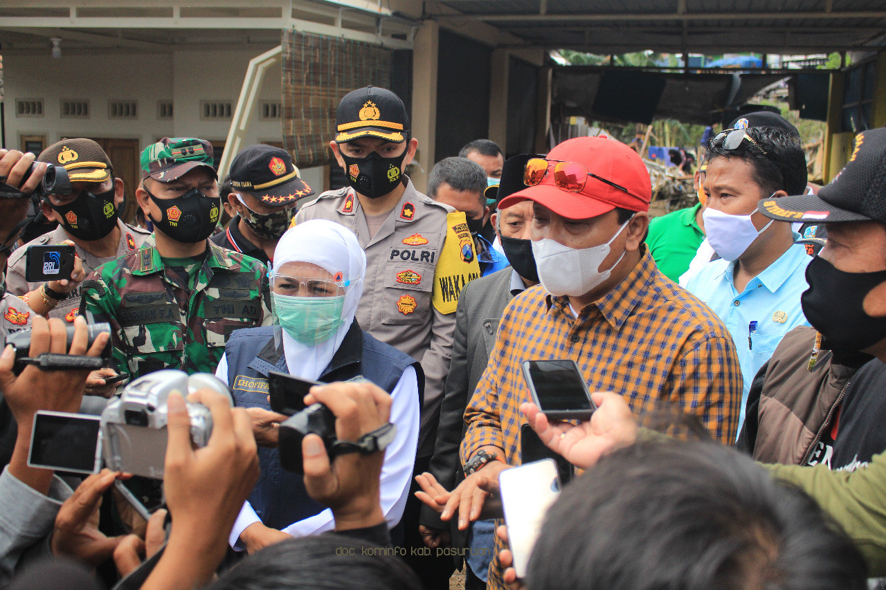 Bupati Pasuruan, Irsyad Yusuf Pastikan Pengungsi Banjir Bandang di Gempol, Dipindahkan ke Perumahan Layak Huni
